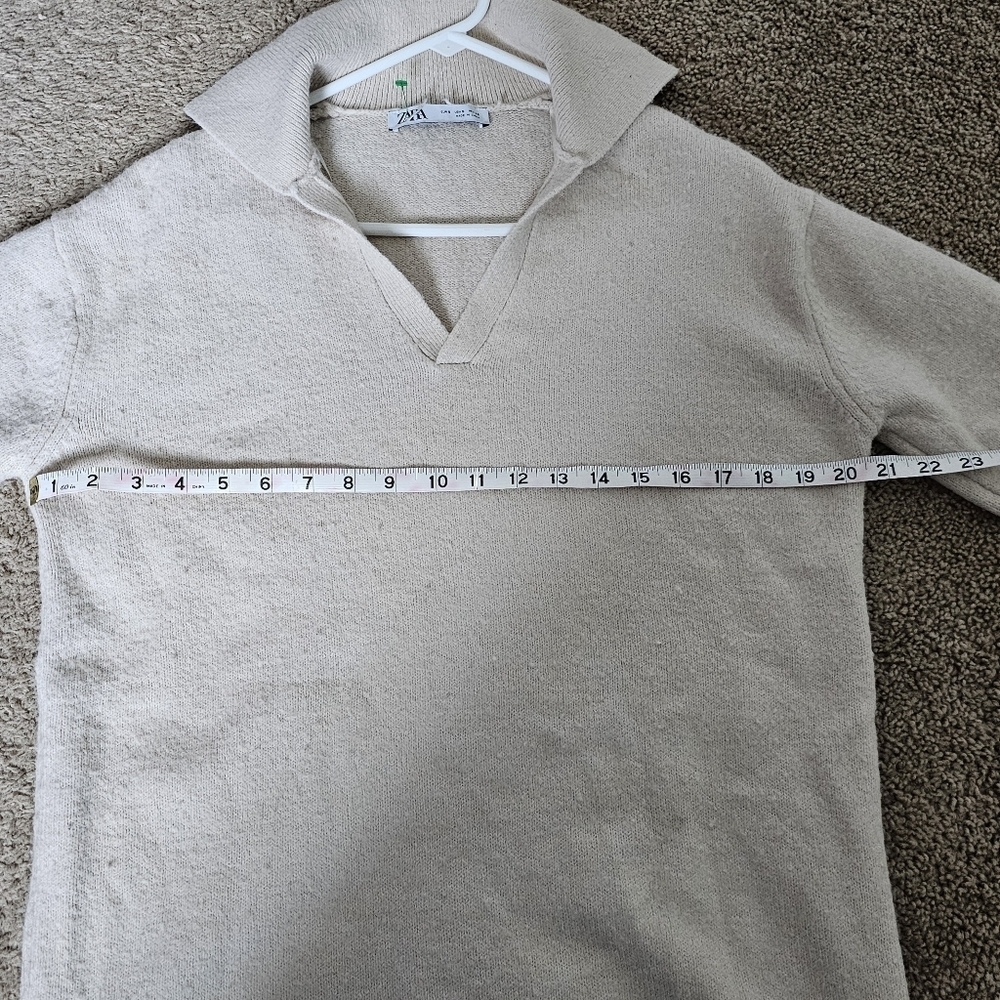 ZARA Women's Polo Sweater Dress - Picture 4 of 6